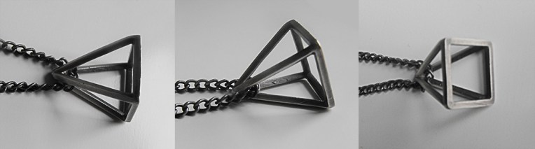 Pyramid Necklace - Brutal Jewellery
