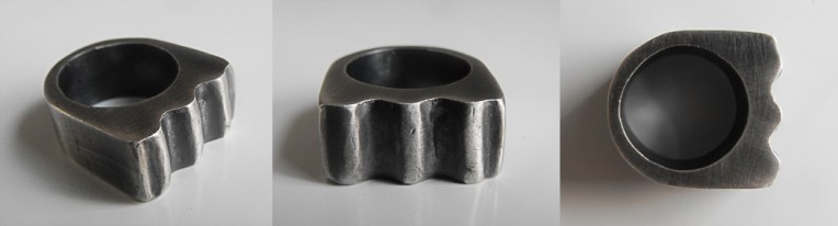 Corrugated Ring - Brutal Jewellery