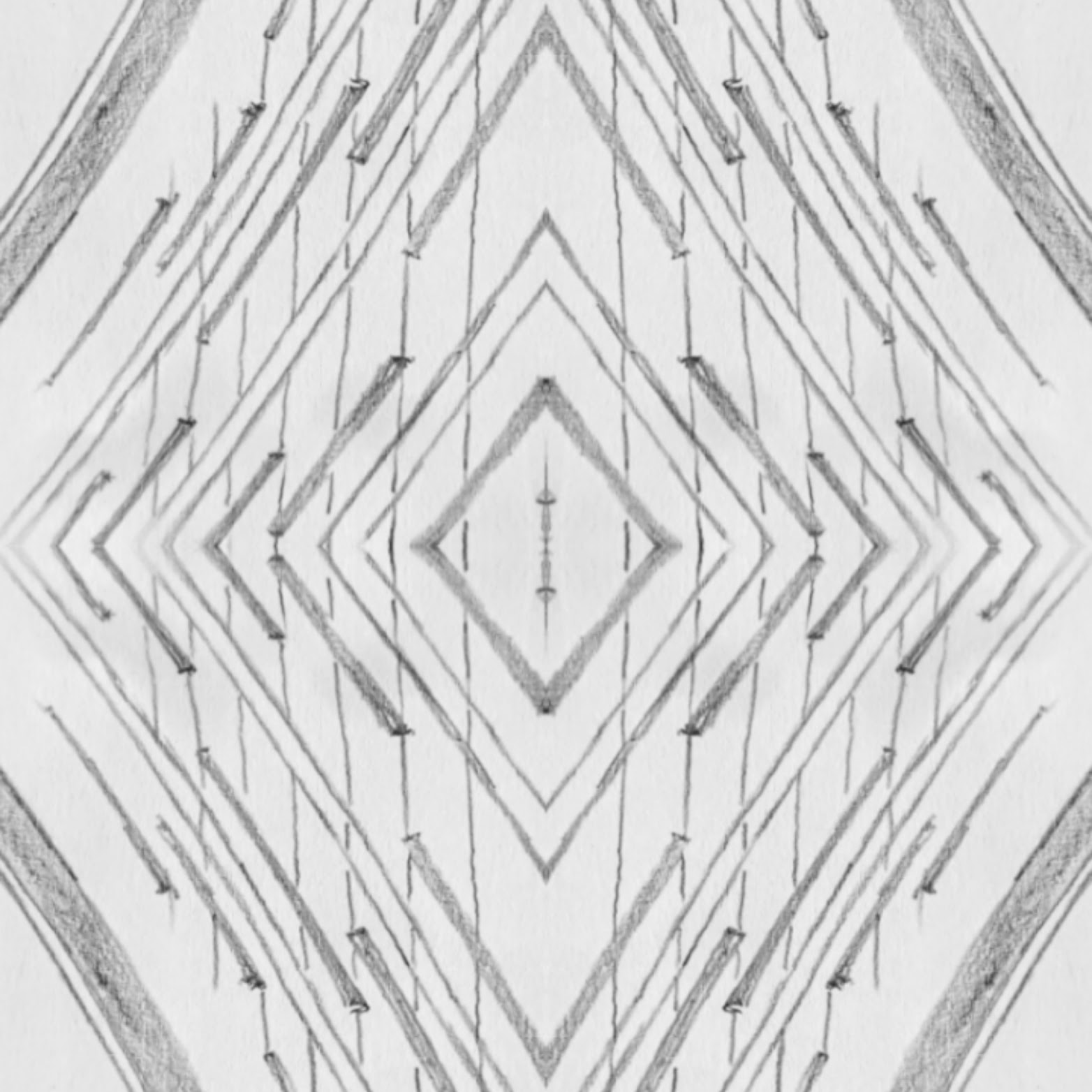 architectural pattern drawing 1 diamond
