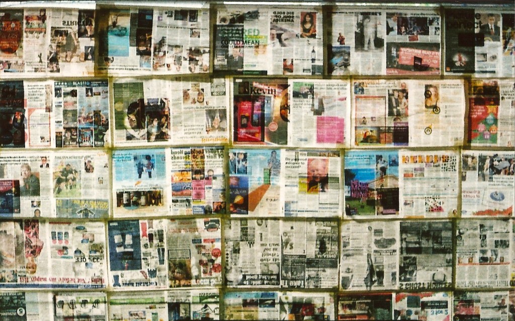 Newspaper window